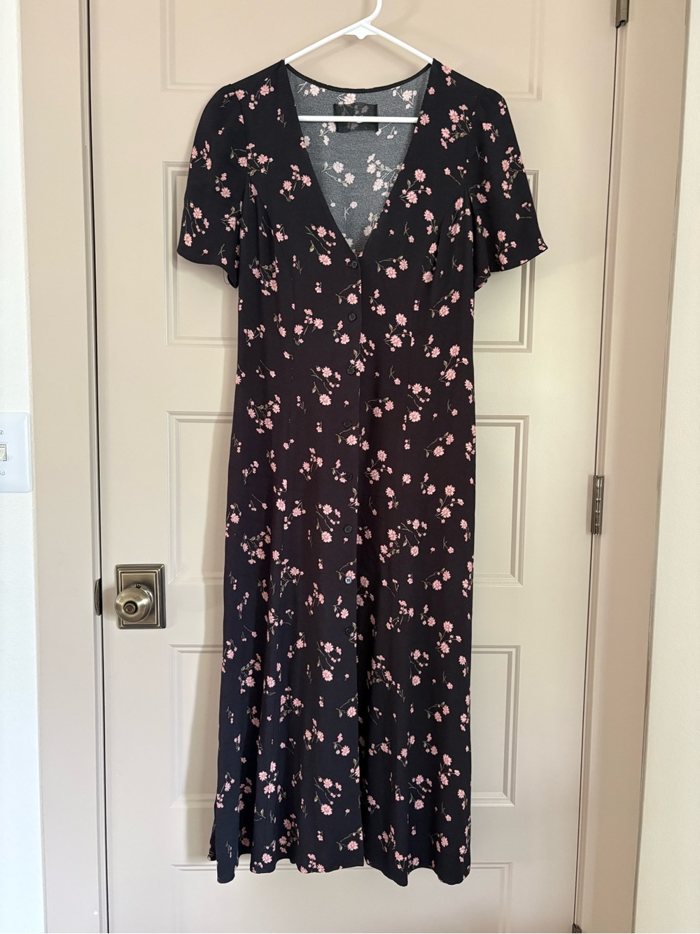 REFORMATION Rocky Floral Print Midi Dress Size 6